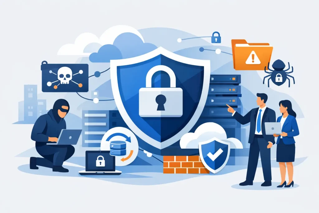 Proteção contra ransomware para empresas